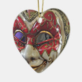 Carnival Maskerontwerp Keramisch Ornament (Links)