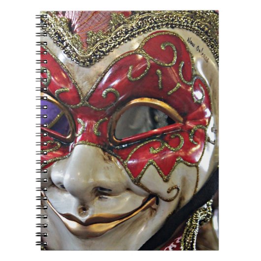 Carnival Maskerontwerp Notitieboek (Voorkant)