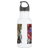 Carnival Maskerontwerp Waterfles (Achterkant)