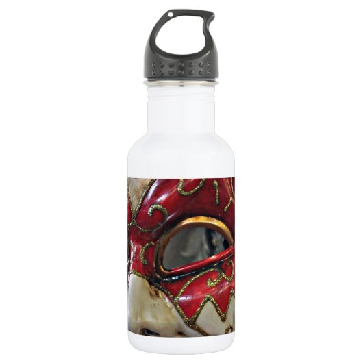 Carnival Maskerontwerp Waterfles (Voorkant)