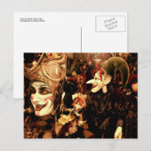 Carnival-maskers Briefkaart (Voorkant / Achterkant)