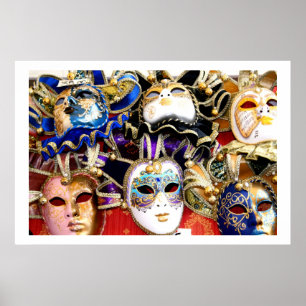 Carnival-maskers Poster