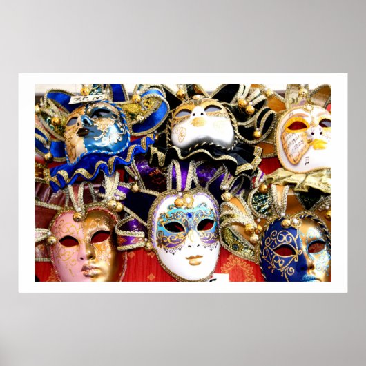 Carnival-maskers Poster (Voorkant)