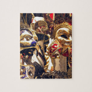 Carnival-maskers van Venetië Legpuzzel
