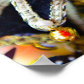 Carnival Masquerade maskers in Venetië Italië Poster (Hoek)