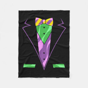 Carnival Masquerade Tuxedo Mannen Gift Parade Mard Fleece Deken