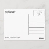 Carnival Masquerader, Trinidad en Tobago Briefkaart (Achterkant)