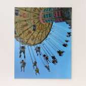 Carnival Midway Swings Jigzaag Puzzle Legpuzzel (Verticaal)