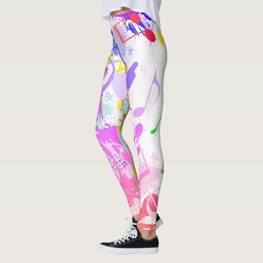 Carnival Mud Madness & Musical Notes Leggings (Links)