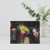 CARNIVAL NACHT IN VENICE Venetian Masquerade maske Aankondiging (Staand voorkant)