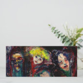 CARNIVAL NACHT IN VENICE Venetian Masquerade maske Aankondiging (Staand voorkant)