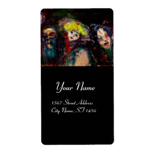 CARNIVAL NACHT IN VENICE Venetian Masquerade maske Etiket