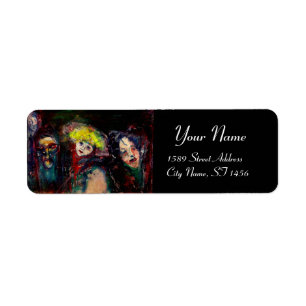 CARNIVAL NACHT IN VENICE Venetian Masquerade maske Etiket