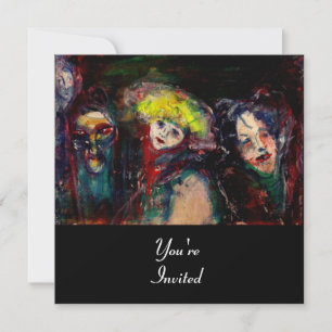 CARNIVAL NACHT IN VENICE Venetian Masquerade maske Kaart