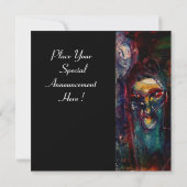 CARNIVAL NACHT IN VENICE Venetian Masquerade maske Kaart (Achterkant)