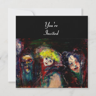 CARNIVAL NACHT IN VENICE Venetian Masquerade maske Kaart