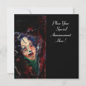 CARNIVAL NACHT IN VENICE Venetian Masquerade maske Kaart (Achterkant)