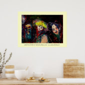 CARNIVAL NACHT IN VENICE Venetian Masquerade maske Poster (Keuken)