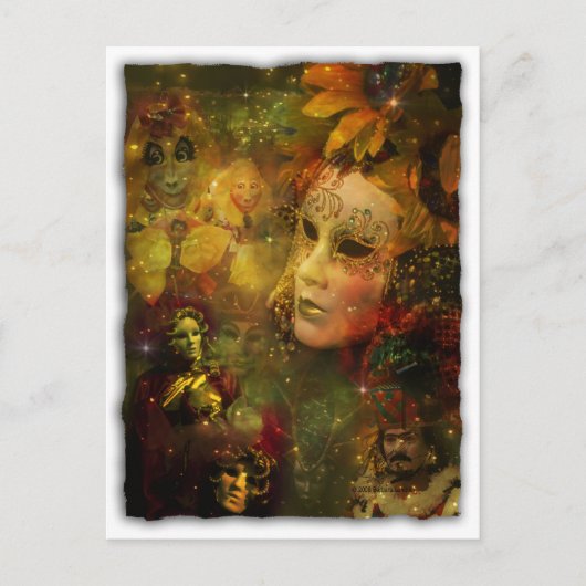 Carnival - New Orleans Mardi Gras Splendor Briefkaart (Voorkant)