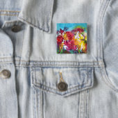 CARNIVAL NIGHT 2 VIERKANTE BUTTON 5,1 CM (In situ)