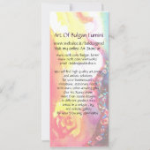 CARNIVAL NIGHT crème Kaart (Achterkant)