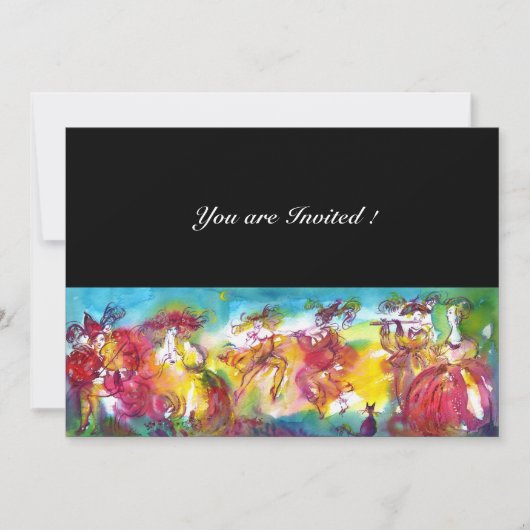 CARNIVAL NIGHT, Mardi Gras Masqureade, Dance, Musi Kaart (Voorkant)