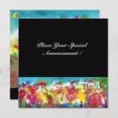 CARNIVAL NIGHT, Mardi Gras Masqureade, Dance, Musi Kaart (Voorkant / Achterkant)