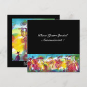 CARNIVAL NIGHT, Mardi Gras Masqureade, Dance, Musi Kaart (Voorkant / Achterkant)