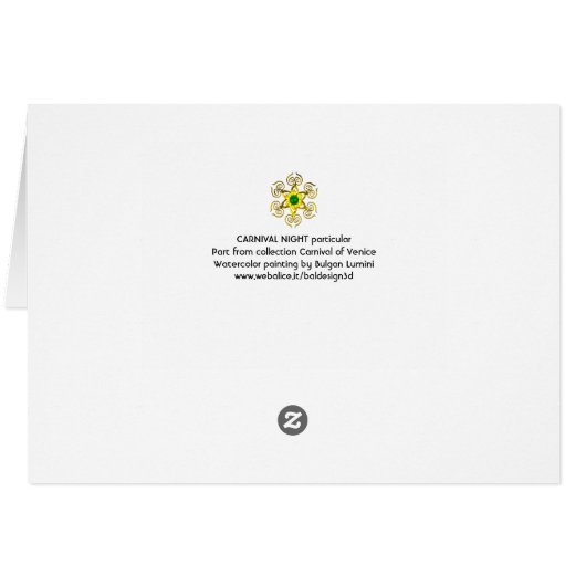 CARNIVAL NIGHT / Venetian Masquerade,Dance Music (Achterkant Horizontaal)