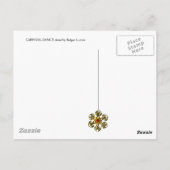 CARNIVAL NIGHT / Venetian Masquerade,Dance Music Briefkaart (Achterkant)