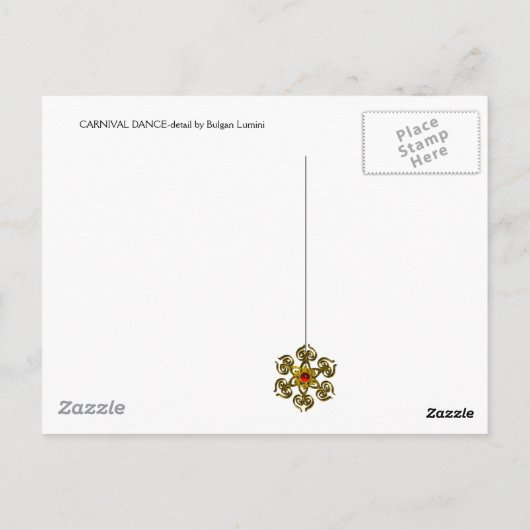 CARNIVAL NIGHT / Venetian Masquerade,Dance Music Briefkaart (Achterkant)