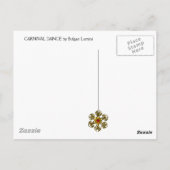 CARNIVAL NIGHT / Venetian Masquerade,Dance Music Briefkaart (Achterkant)