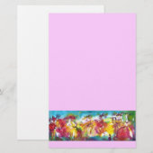 CARNIVAL NIGHT / Venetian Masquerade, Dance Music Briefpapier (Voorkant / Achterkant)