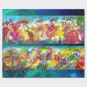 CARNIVAL NIGHT / Venetian Masquerade Dance Music Cadeaupapier