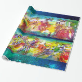 CARNIVAL NIGHT / Venetian Masquerade Dance Music Cadeaupapier (Uitgerold)