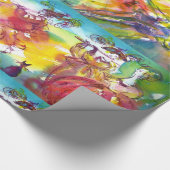 CARNIVAL NIGHT / Venetian Masquerade, Dance Music Cadeaupapier (Hoek)