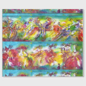 CARNIVAL NIGHT / Venetian Masquerade, Dance Music Cadeaupapier (Vlak)