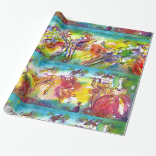 CARNIVAL NIGHT / Venetian Masquerade, Dance Music Cadeaupapier