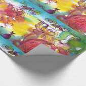 CARNIVAL NIGHT / Venetian Masquerade, Dance Music Cadeaupapier (Hoek)