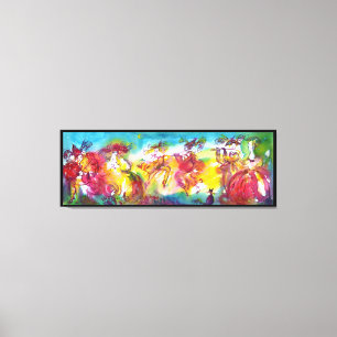 CARNIVAL NIGHT / Venetian Masquerade, Dance Music Canvas Afdruk