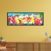CARNIVAL NIGHT / Venetian Masquerade, Dance Music Canvas Afdruk (Insitu (Woonkamer))