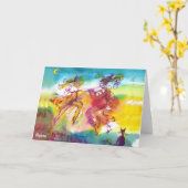 CARNIVAL NIGHT / Venetian Masquerade,Dance Music Kaart (Gele Bloem)