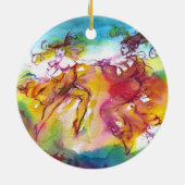 CARNIVAL NIGHT / Venetian Masquerade, Dance Music Keramisch Ornament (Achterkant)