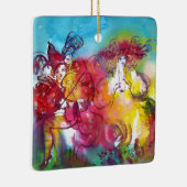 CARNIVAL NIGHT / Venetian Masquerade, Dance Music Keramisch Ornament (Rechts)