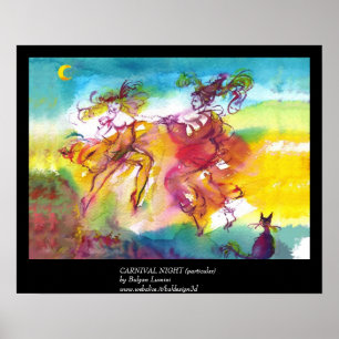 CARNIVAL NIGHT / Venetian Masquerade,Dance Music Poster
