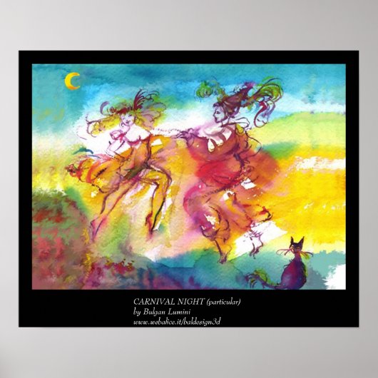 CARNIVAL NIGHT / Venetian Masquerade,Dance Music Poster (Voorkant)