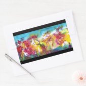 CARNIVAL NIGHT / Venetian Masquerade, Dance Music Rechthoekige Sticker (Envelop)