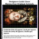 Carnival Noir Circus Schattige Clown Girl CN3 Deco Tissuepapier