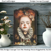 Carnival Noir Circus Schattige Clown Girl CN3 Deco Tissuepapier