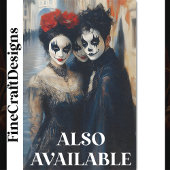 Carnival Noir Victoriaans Mime Acteurs BJ8 Decoupa Tissuepapier